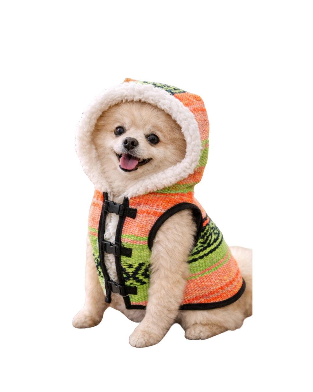 Chaleco con borrega para perro