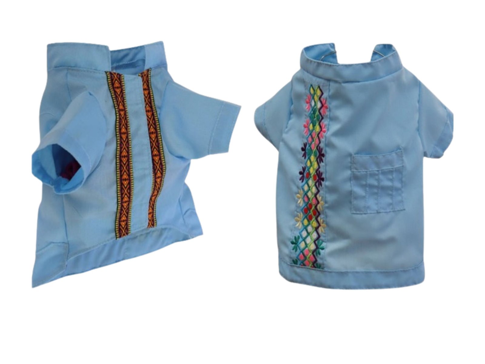 Guayaberas para perro, ropa ligera